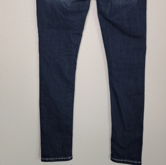 Miss Me Jeans Womens Standard Skinny Straight Leg Mid Rise Blue Sz 27 Inseam 28 - Picture 12 of 15